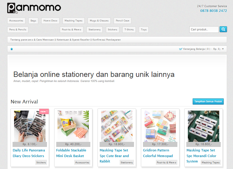 Pengalaman Berbelanja Online di Panmomo !