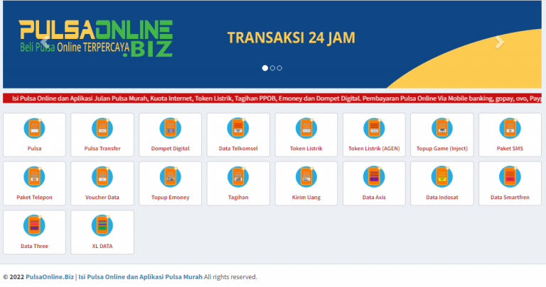 pulsa online 24 jam