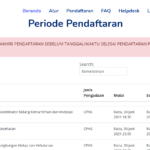 cara melihat formasi CPNS
