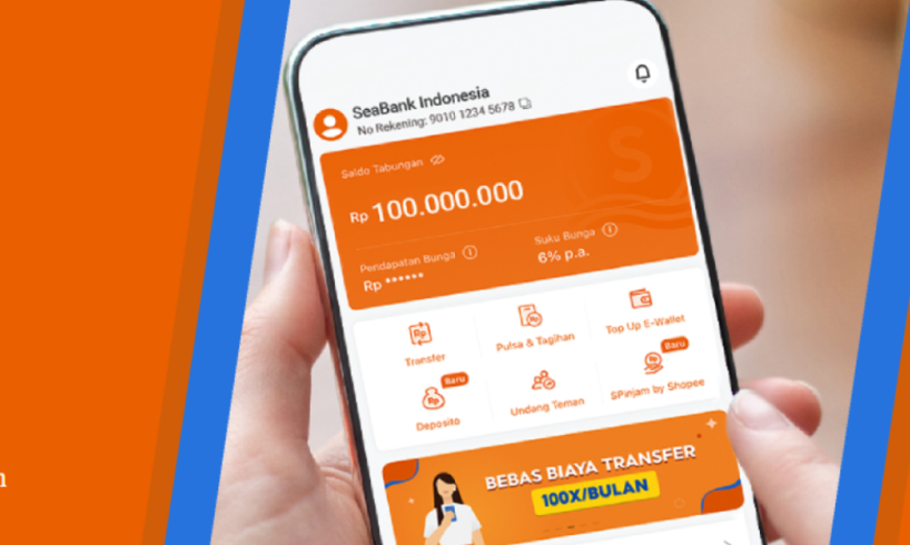 cara daftar SeaBank di Shopee