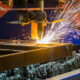 laser cutting metal